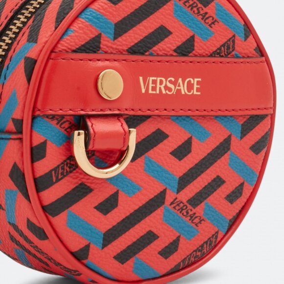 NIB Versace Logo Monogram Pouch - Picture 4 of 12